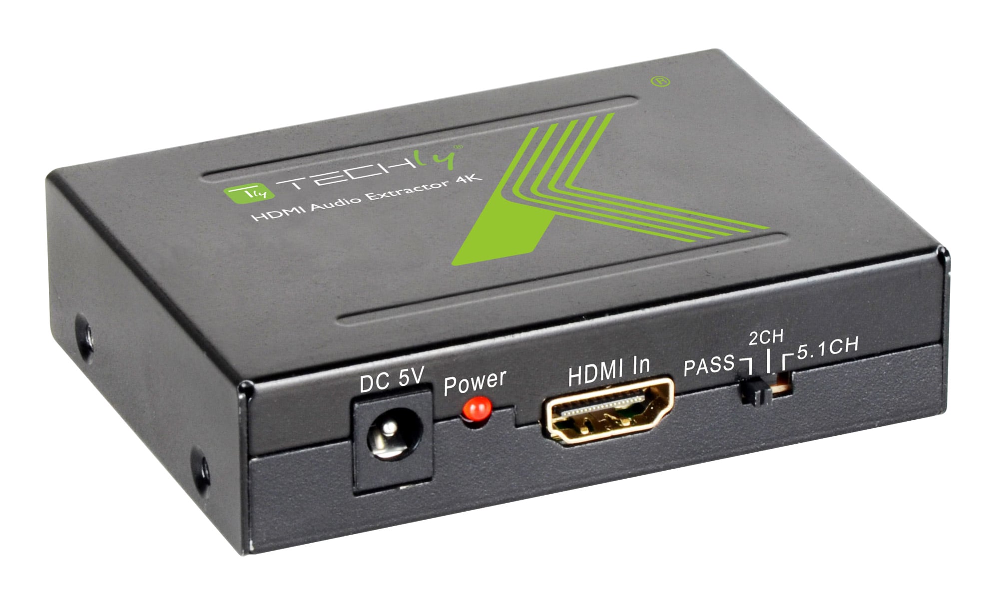 Audio extractor HDMI SPDIF+RCA R/L 4 K - Techly IDATA HDMI-EA