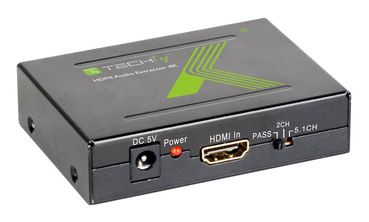 Audio extractor HDMI SPDIF+RCA R/L 4 K - Techly IDATA HDMI-EA