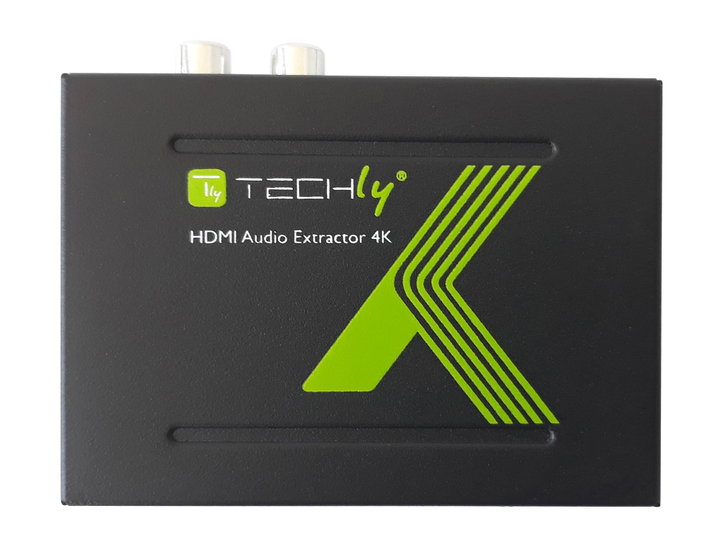Audio extractor HDMI SPDIF+RCA R/L 4 K - Techly IDATA HDMI-EA