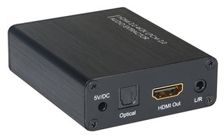 Audio Extractor LPCM 2 CH from HDMI 4 K 60 Hz YUV 4 : 4 : 4 - Techly IDATA HDMI-EA 4 K