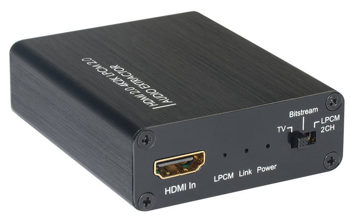 Estrattore Audio LPCM 2CH da HDMI 4K 60Hz YUV4:4:4 - Techly IDATA HDMI-EA4K