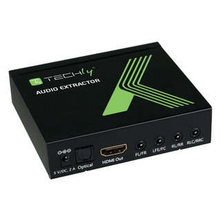Audio Extractor LPCM 7.1 from HDMI 4 K UHD 3 D - Techly IDATA HDMI-EA 74 K