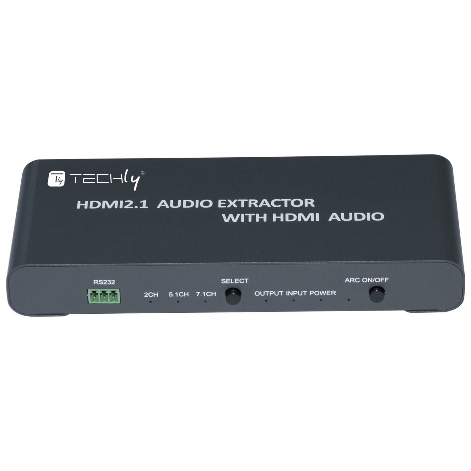 Estrattore Audio HDMI 2.1 LPCM7.1 ARC 8K Audio 3.5'' e Toslink SPDIF - Techly IDATA HDMI-EA8KHA