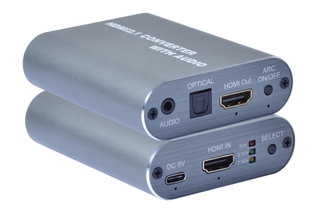 Estrattore Audio HDMI 1 in 1 out 8K@60Hz ARC LPCM7.1 SPDIF 3.5mm - Techly IDATA HDMI-EA8KSPD