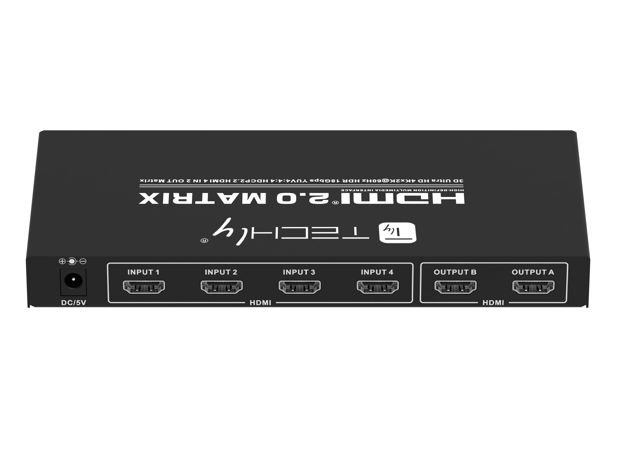 Switch Matrix HDMI 2.0 4x2 3D Ultra HD 4K HDCP HDR - Techly IDATA HDMI-H42C