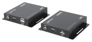Kit Extender HDMI KVM Over IP 1080p fino a 120m - Manhattan IDATA HDMI-KVM120M2