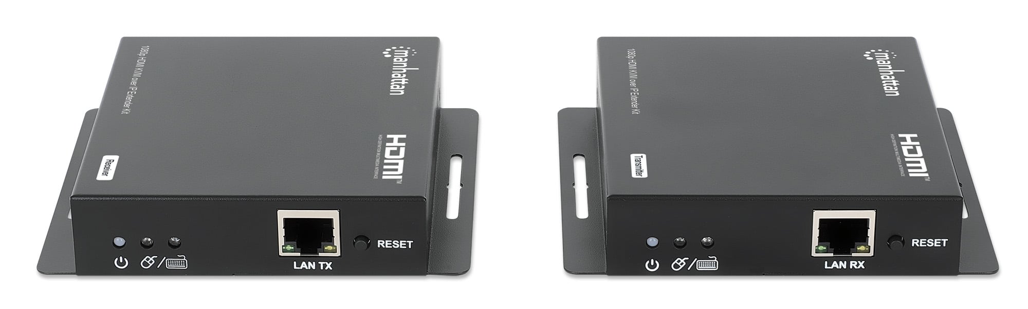 Kit Extender HDMI KVM Over IP 1080p fino a 120m - Manhattan IDATA HDMI-KVM120M2
