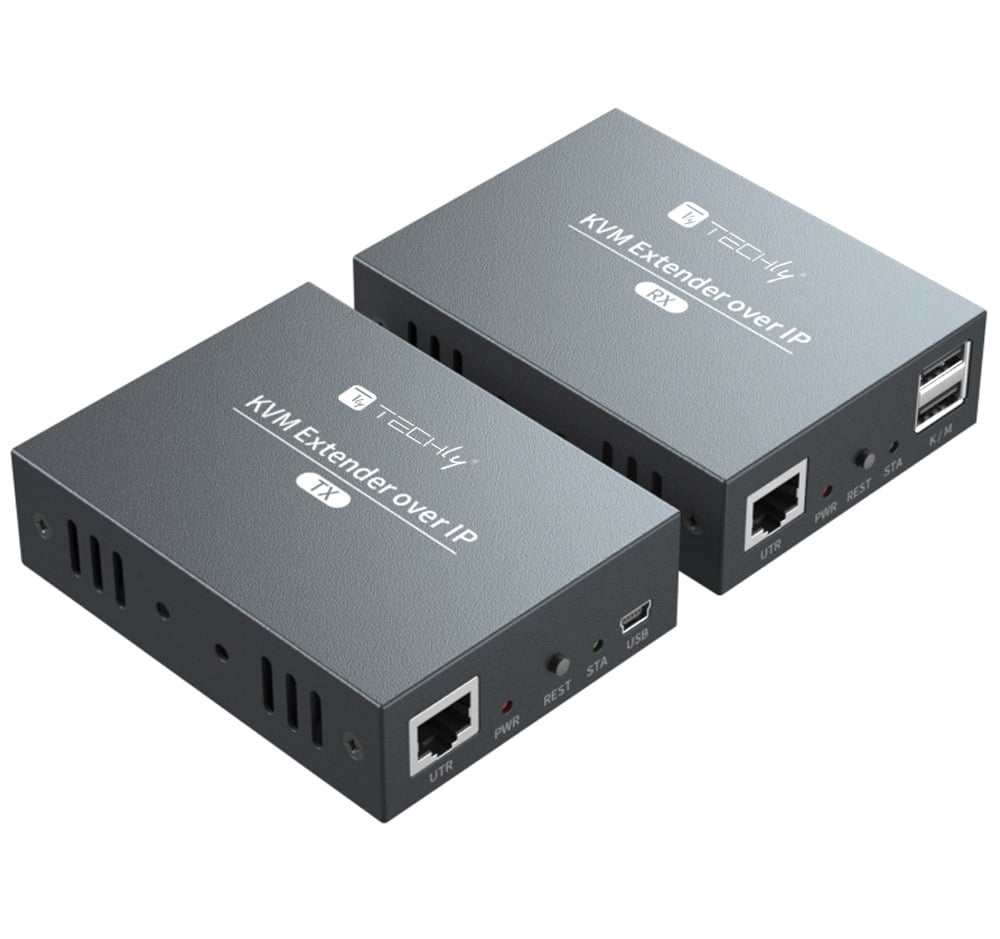 Ricevitore HDMI KVM Extender su Cavo di Rete 1080p@60Hz 150m - Techly IDATA HDMI-KVM3R