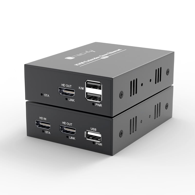 HDMI KVM Extender Over Ethernet 1080p@60Hz 150m - Techly IDATA HDMI-KVM4