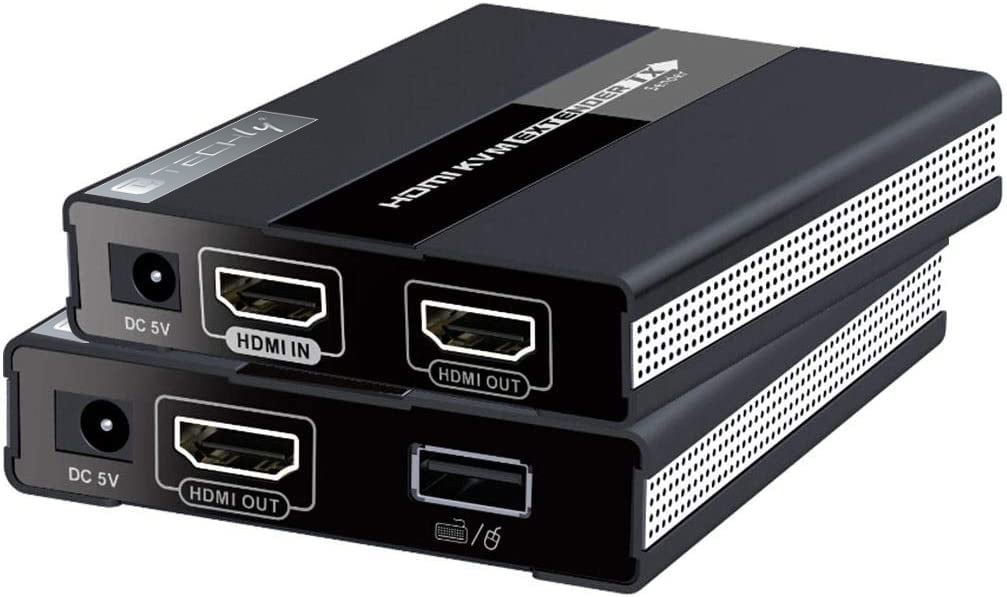 HDMI KVM Extender on Network Cable up to 60 m - Techly IDATA HDMI-KVM 60