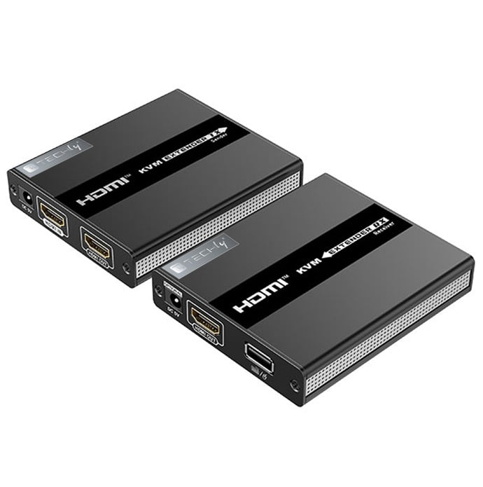 HDMI KVM Extender su Cavo di Rete fino a 60m - Techly IDATA HDMI-KVM60