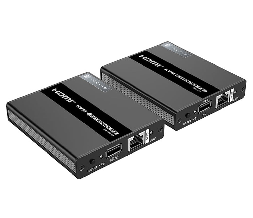 HDMI KVM Extender su Cavo di Rete fino a 60m - Techly IDATA HDMI-KVM60