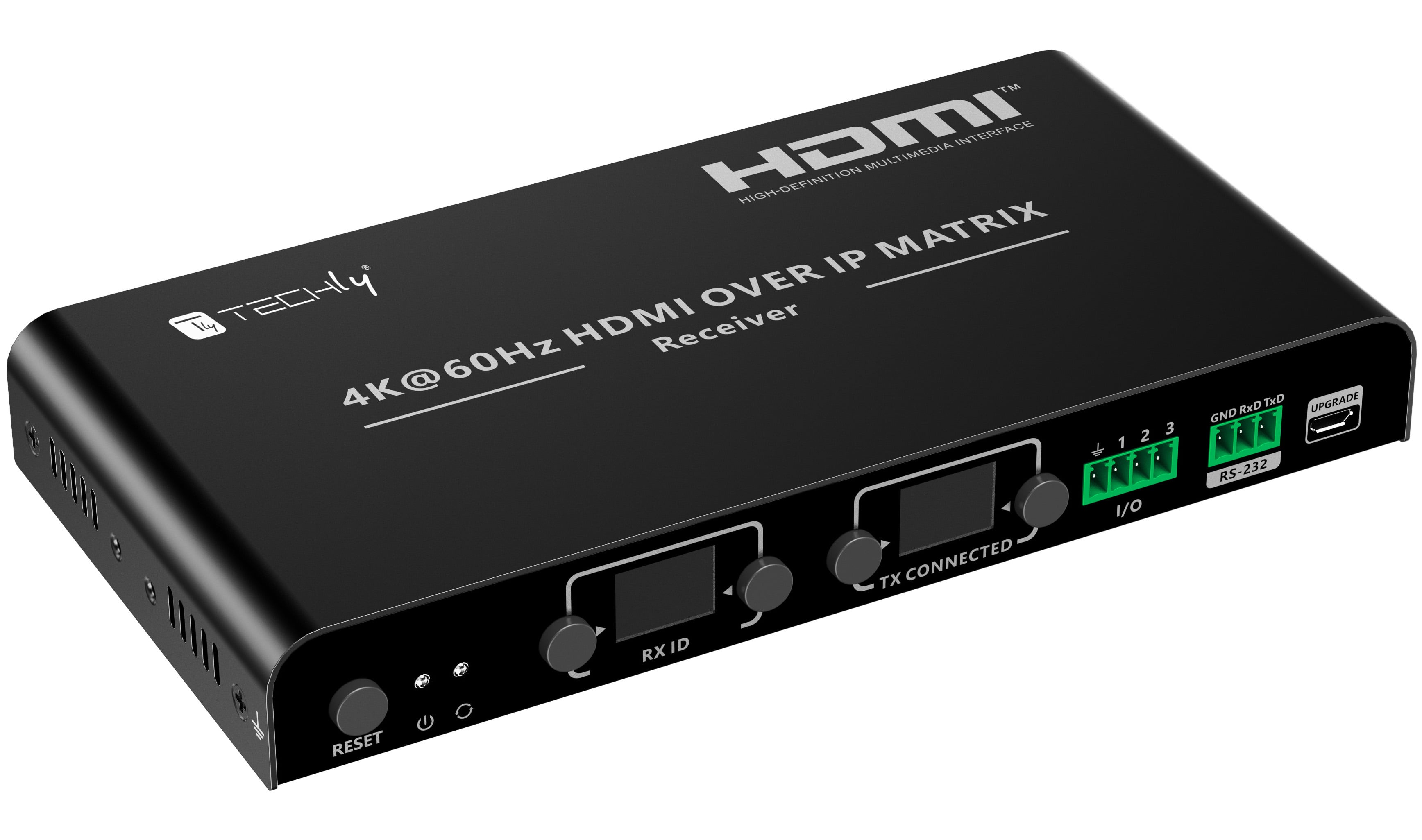 Matrix Extender HDMI receiver Over IP 4 K on Cat 6 120 m - Techly IDATA HDMI-MX 02 R