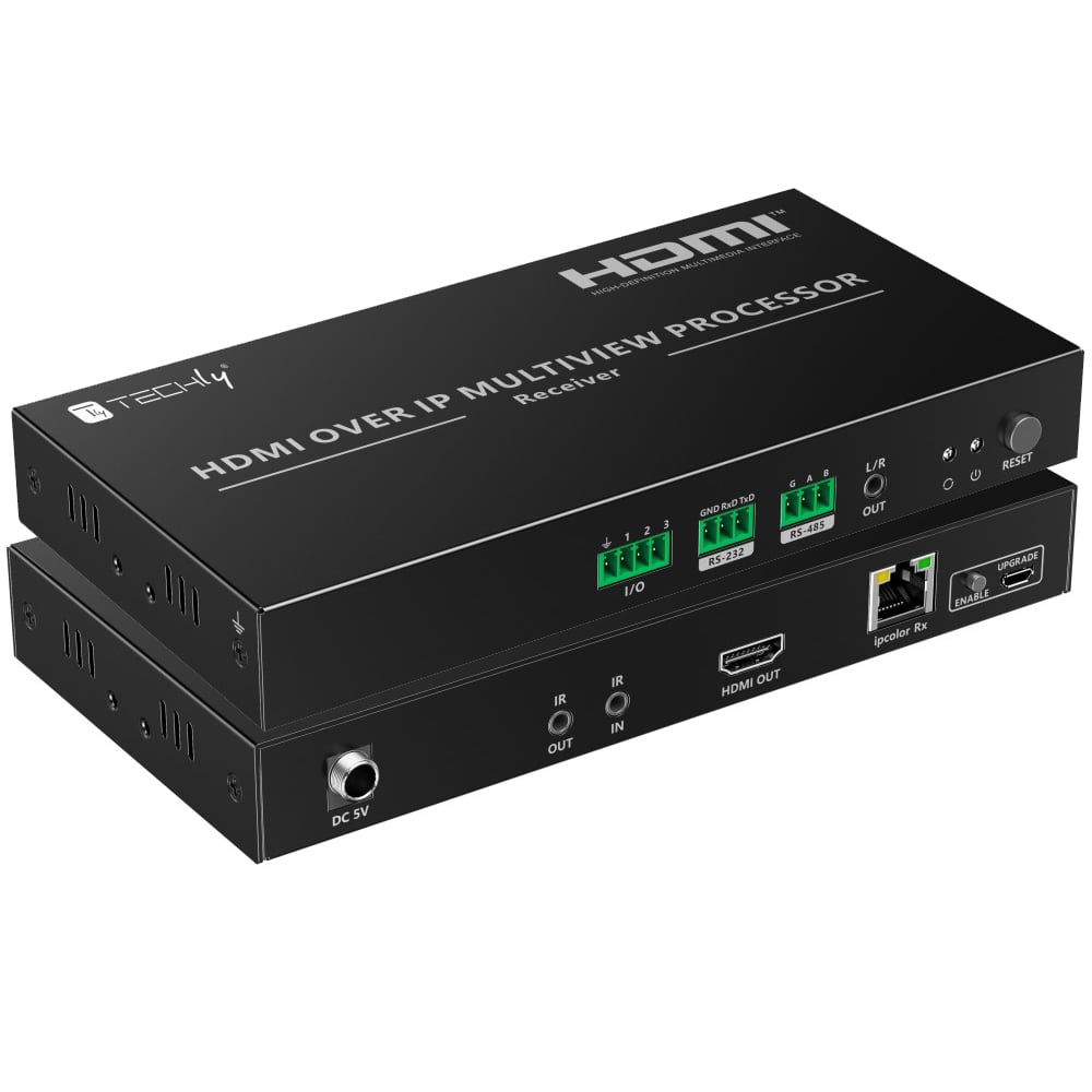 Ricevitore per Matrix Extender HDMI Over IP 4K su Cavo Cat6 fino a 120m Multiview Ipcolor iMMS - Techly IDATA HDMI-MX02RMV
