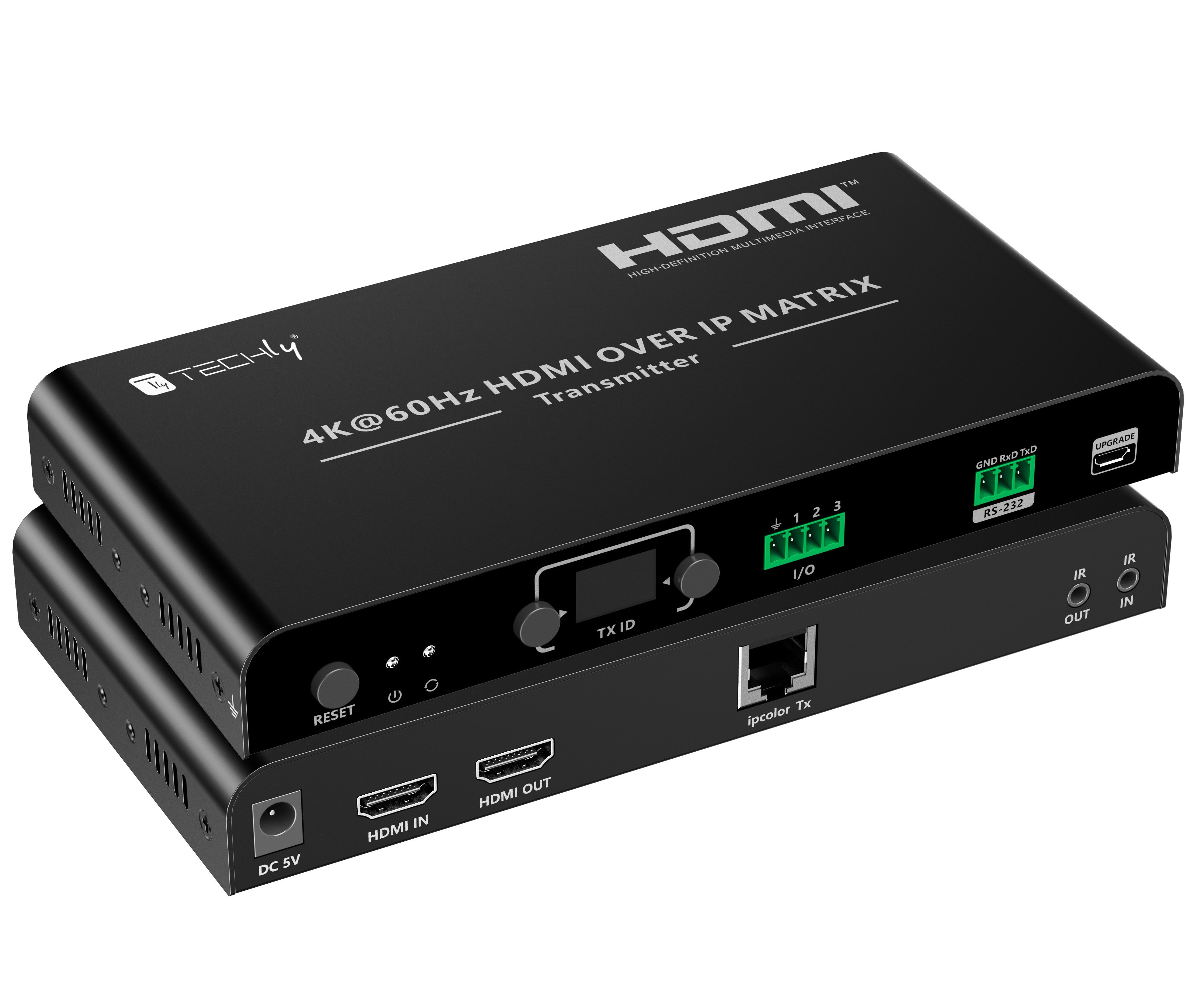 Trasmettitore per Matrix Extender HDMI Over IP 4K su Cavo Cat6 fino a 120m - Techly IDATA HDMI-MX02T