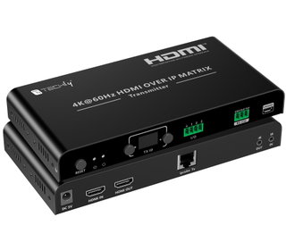 Matrix Extender HDMI over IP 4 K transmitter on Cat 6 120 m - Techly IDATA HDMI-MX 02 T