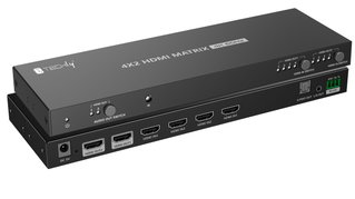 Switch Matrix HDMI 2.0 4 x 2 4 K@ 60 Hz - Techly IDATA HDMI-MX 422
