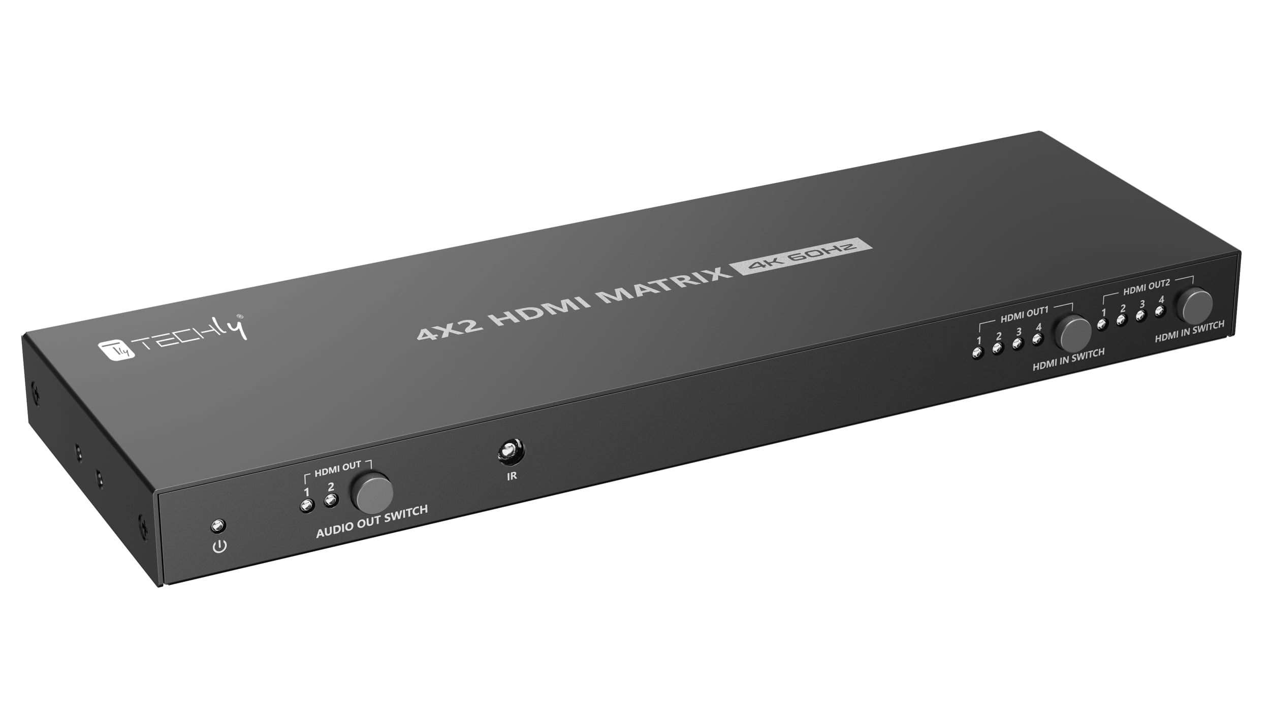 Switch Matrix HDMI2.0 4x2 4K@60 Hz - Techly IDATA HDMI-MX422
