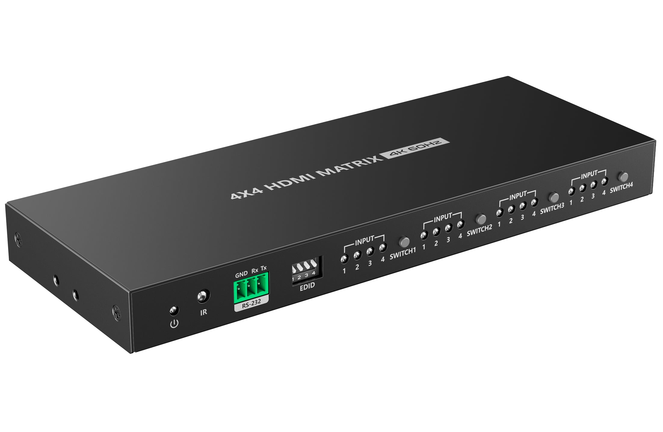Switch Matrix HDMI2.0 4x4 4K@60 Hz - Techly IDATA HDMI-MX44