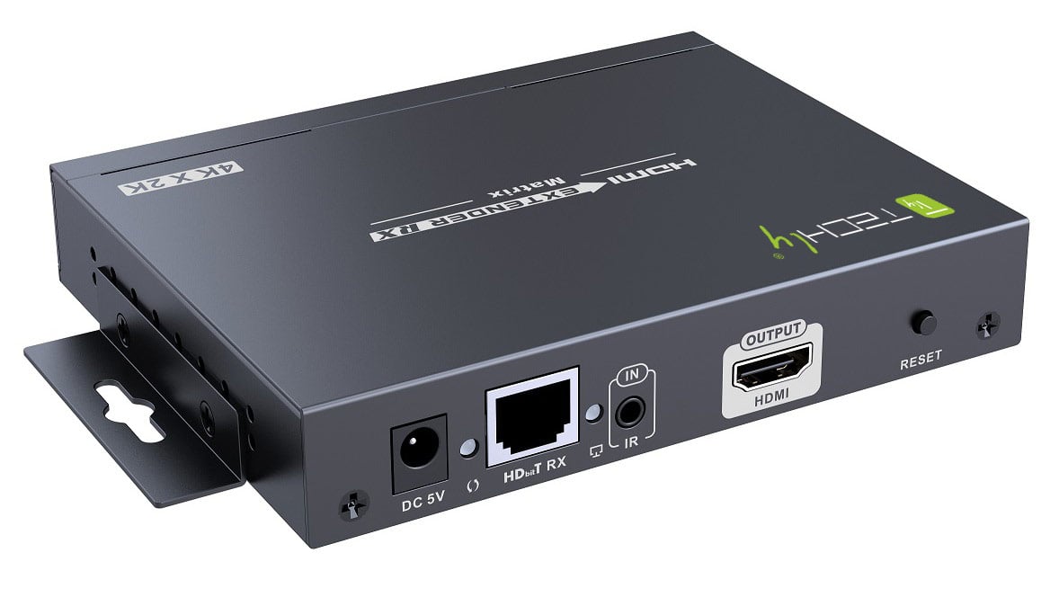 Matrix HDMI HDbitT Extender receiver up to 120 m over IP - Techly NP IDATA HDMI-MX 683 R 4