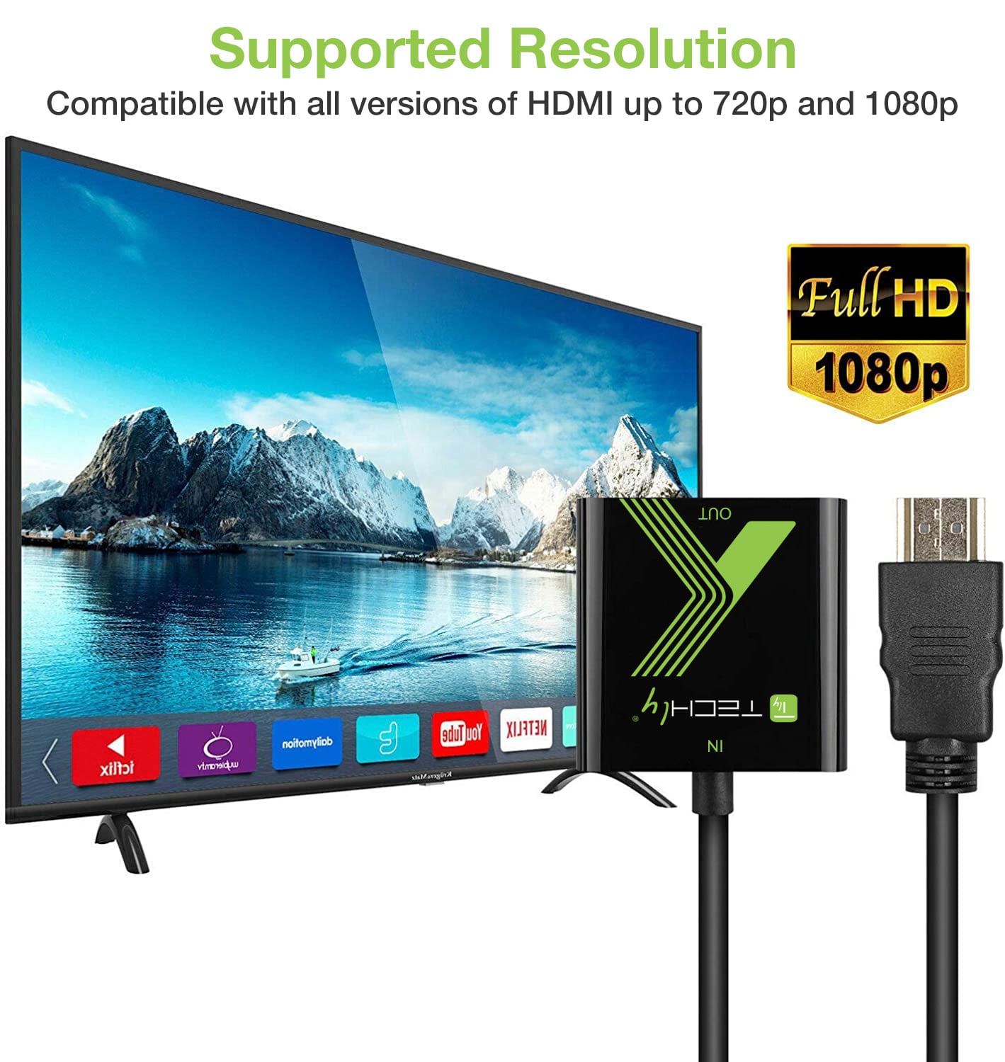 Cavo Convertitore Adattatore da HDMI™ a VGA 1920x1200 - Techly IDATA HDMI-VGA2