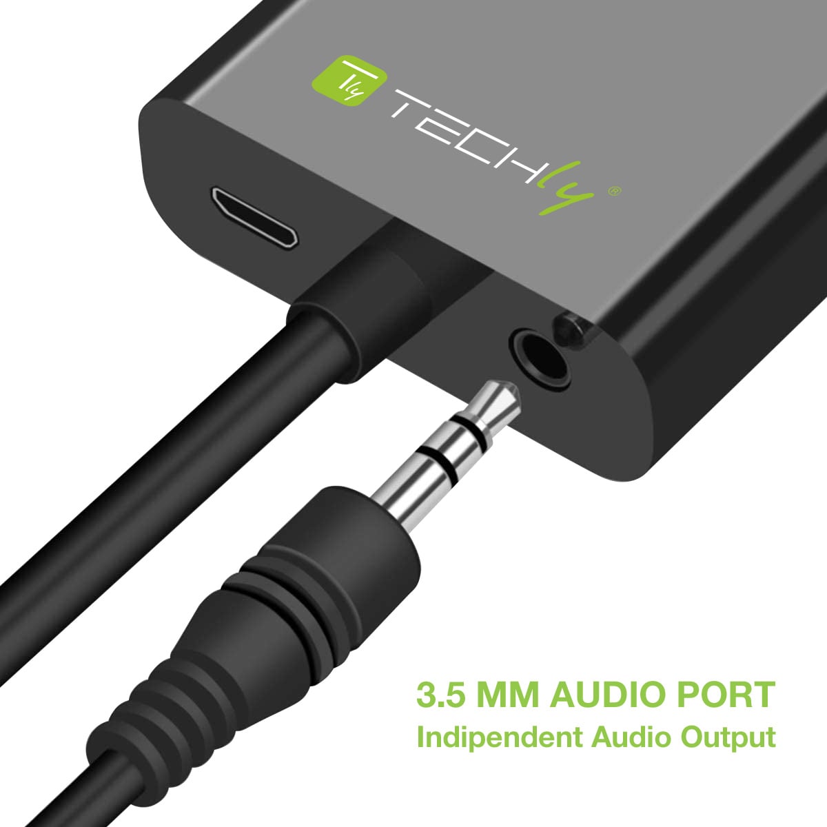 Cavo Convertitore Adattatore da HDMI™ a VGA con Micro USB e Audio - Techly IDATA HDMI-VGA2AU
