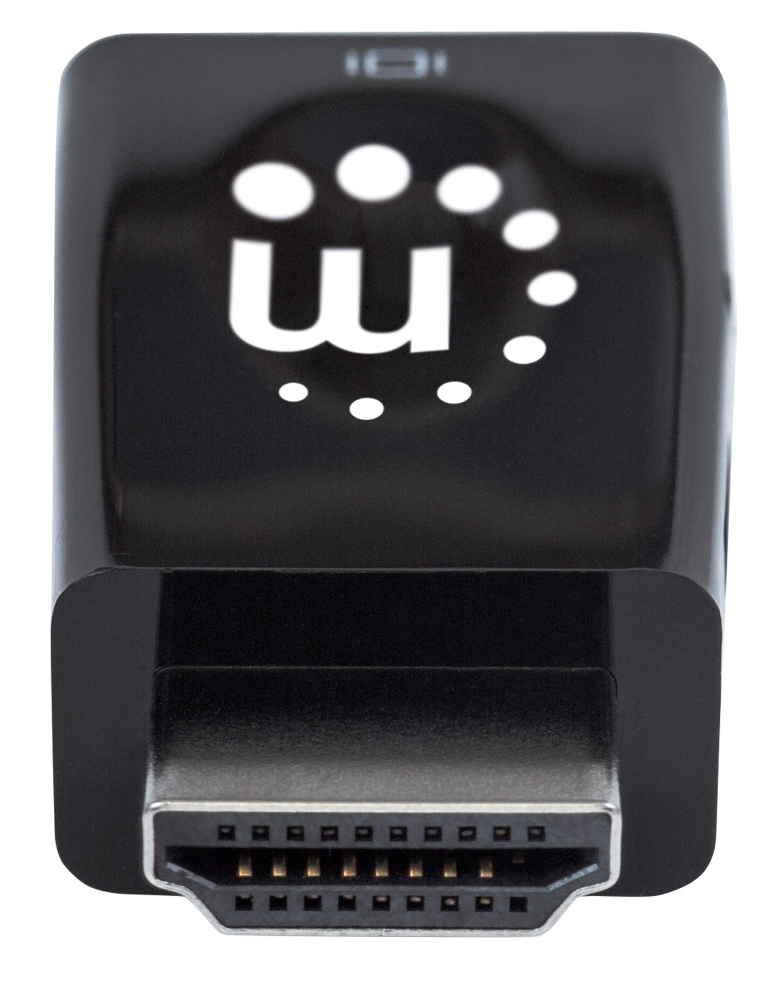 Micro Convertitore HDMI a VGA con Audio - Manhattan IDATA HDMI-VGA2MAMB