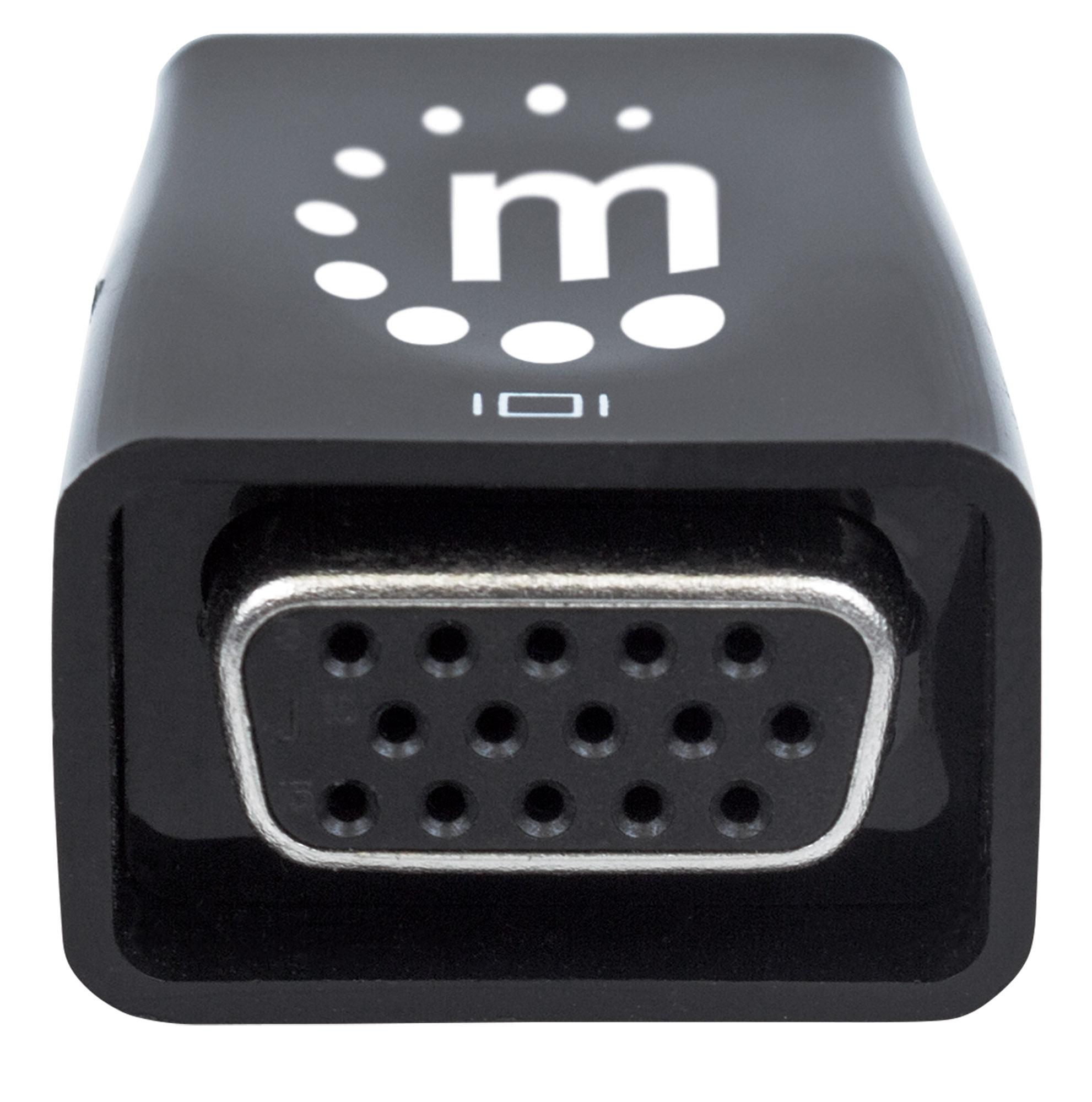 Micro Convertitore HDMI a VGA con Audio - Manhattan IDATA HDMI-VGA2MAMB