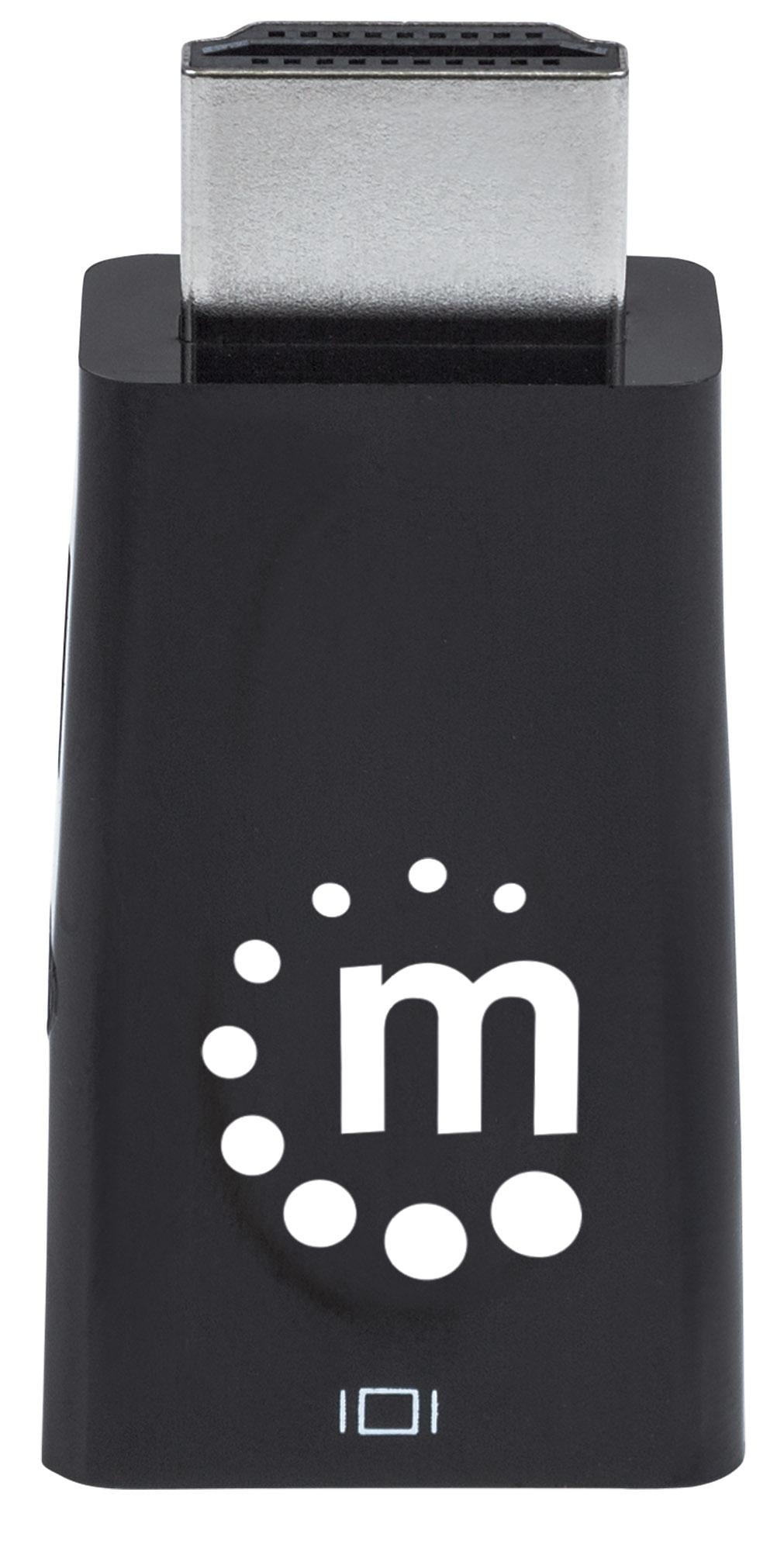 Micro Convertitore HDMI a VGA con Audio - Manhattan IDATA HDMI-VGA2MAMB