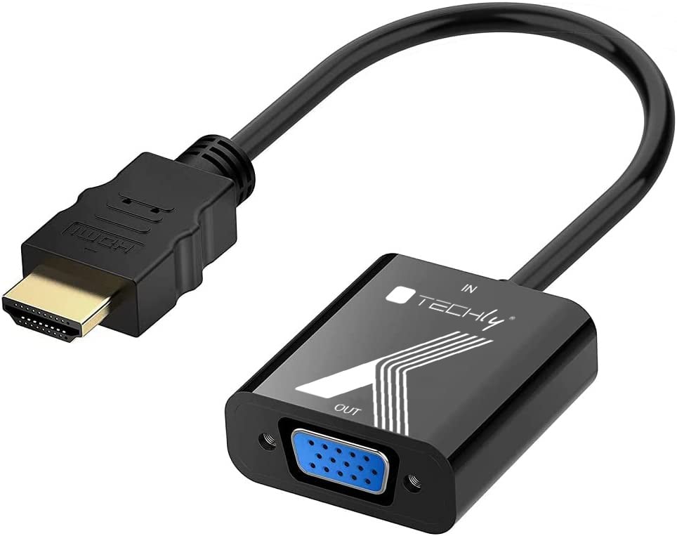 Cavo Convertitore Adattatore da HDMI™ a VGA 1920x1200 a 60Hz - Techly IDATA HDMI-VGA2P