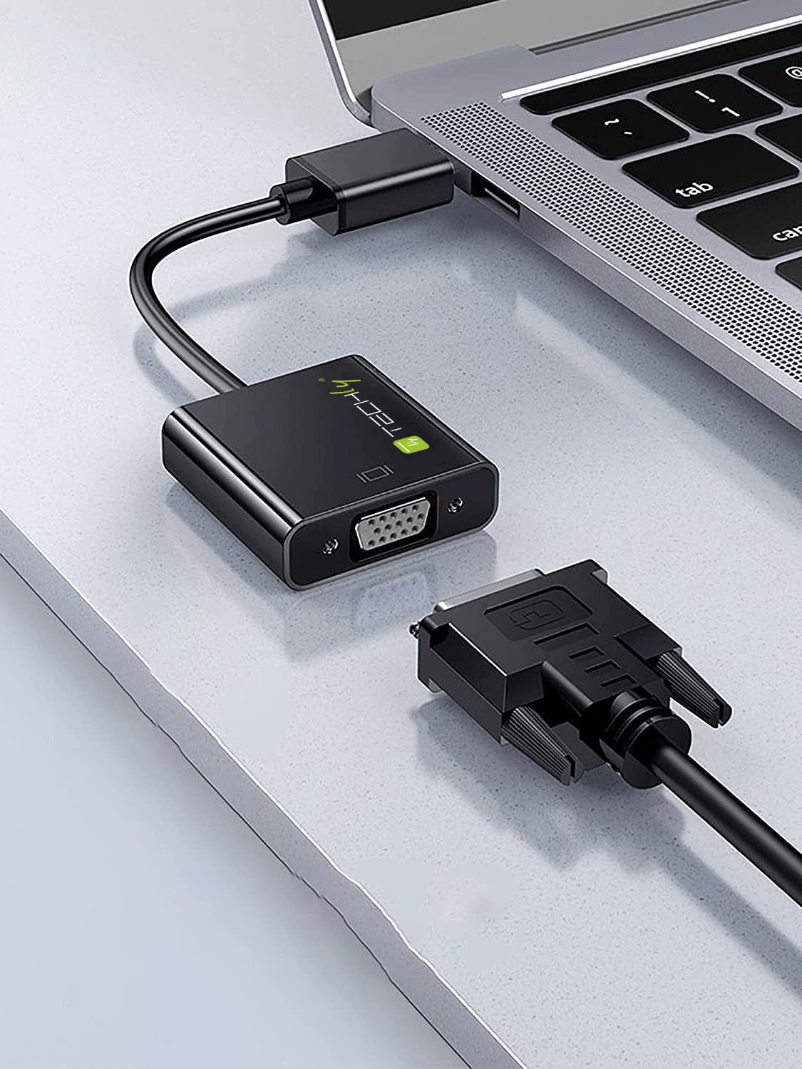 Cavo Convertitore Adattatore da HDMI™ mini C a VGA con Micro USB e Audio - Techly IDATA HDMI-VGA4