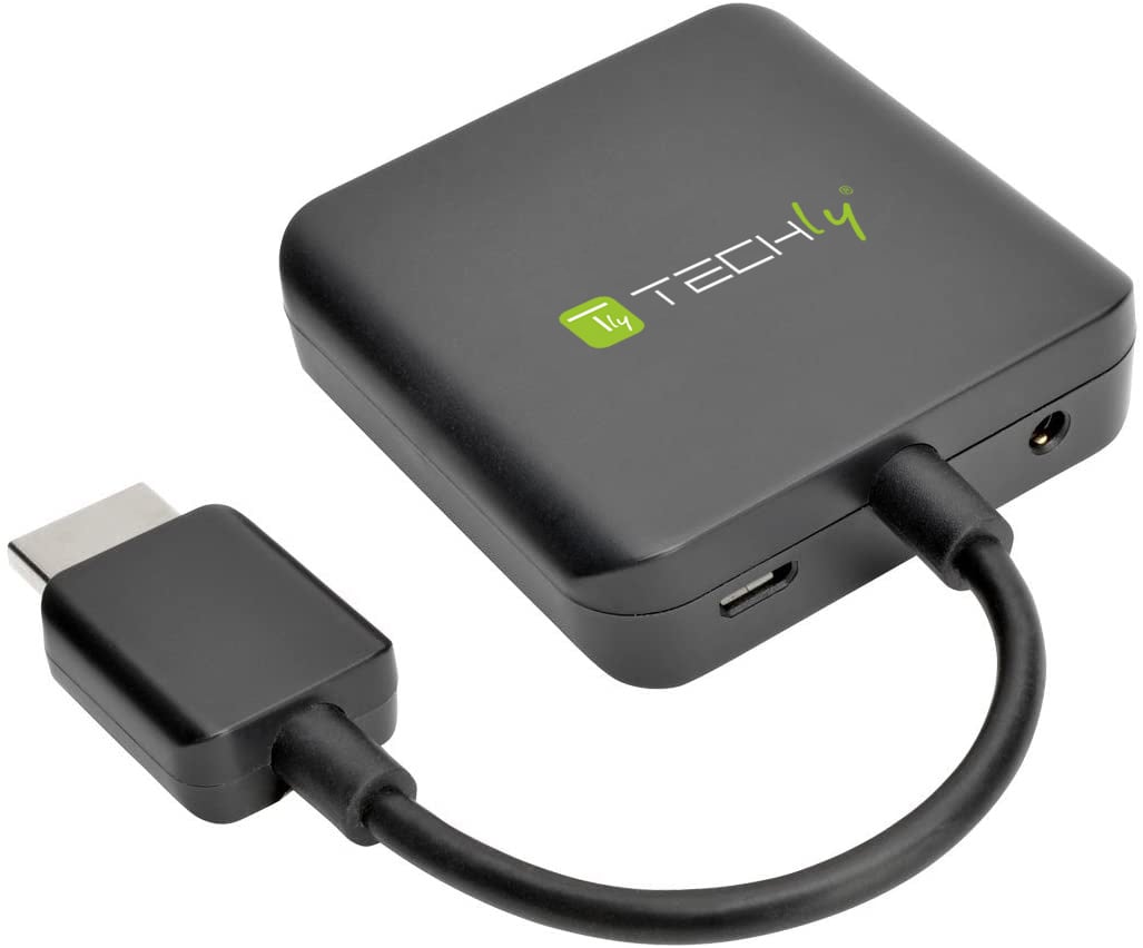 Estrattore Audio HDMI Stereo/Canale Audio 5.1 4K 3D - Techly IDATA HDMI-VGA8