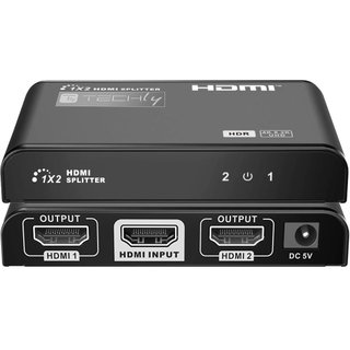 Splitter HDMI 2.0 4 K UHD 3 D 2 Vie - Techly IDATA HDMI 2 - 4 K 2