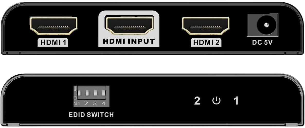 Splitter HDMI2.0 4K 2vie HDR/EDID - Techly IDATA HDMI2-4K2HDR