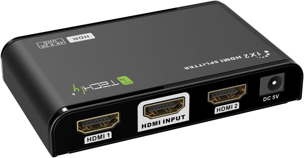 Splitter HDMI2.0 4K 2vie HDR/EDID - Techly IDATA HDMI2-4K2HDR