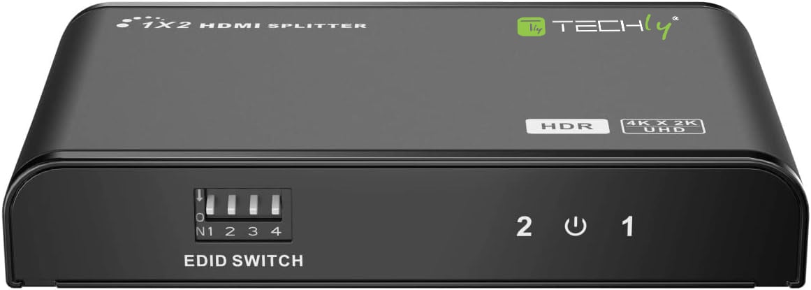 Splitter HDMI2.0 4K 2vie HDR/EDID - Techly IDATA HDMI2-4K2HDR
