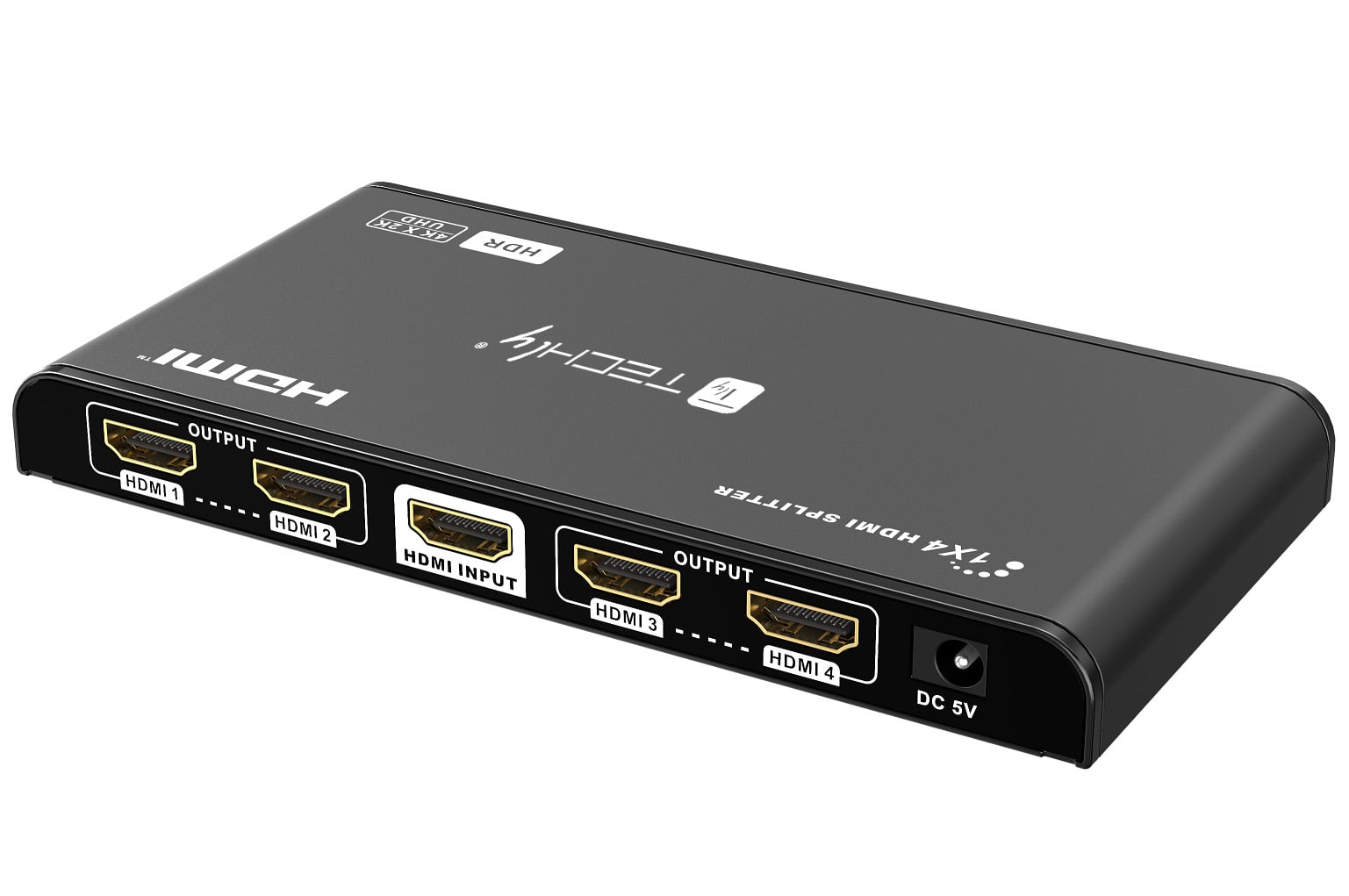 Splitter HDMI 4K 60Hz HDR 3D 4 vie - Techly IDATA HDMI2-4K4