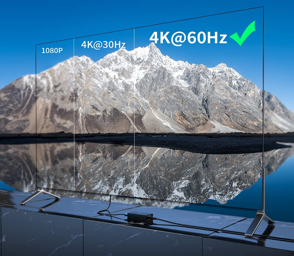 Switch HDMI 2.0 4 x 1 4 K@ 60 Hz with Splitter Audio eARC/ARC for Soundbar - Techly IDATA HDMI 2 - 4 K 4 EARC