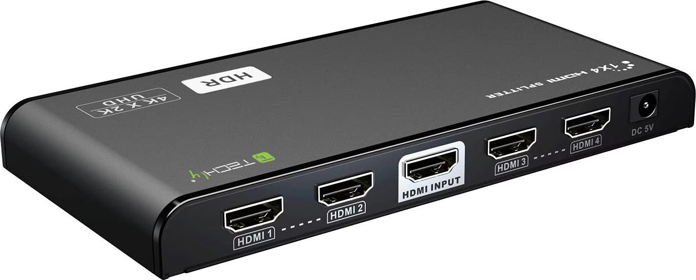 Splitter HDMI2.0 4K 4vie HDR/EDID - Techly NP IDATA HDMI2-4K4HDR