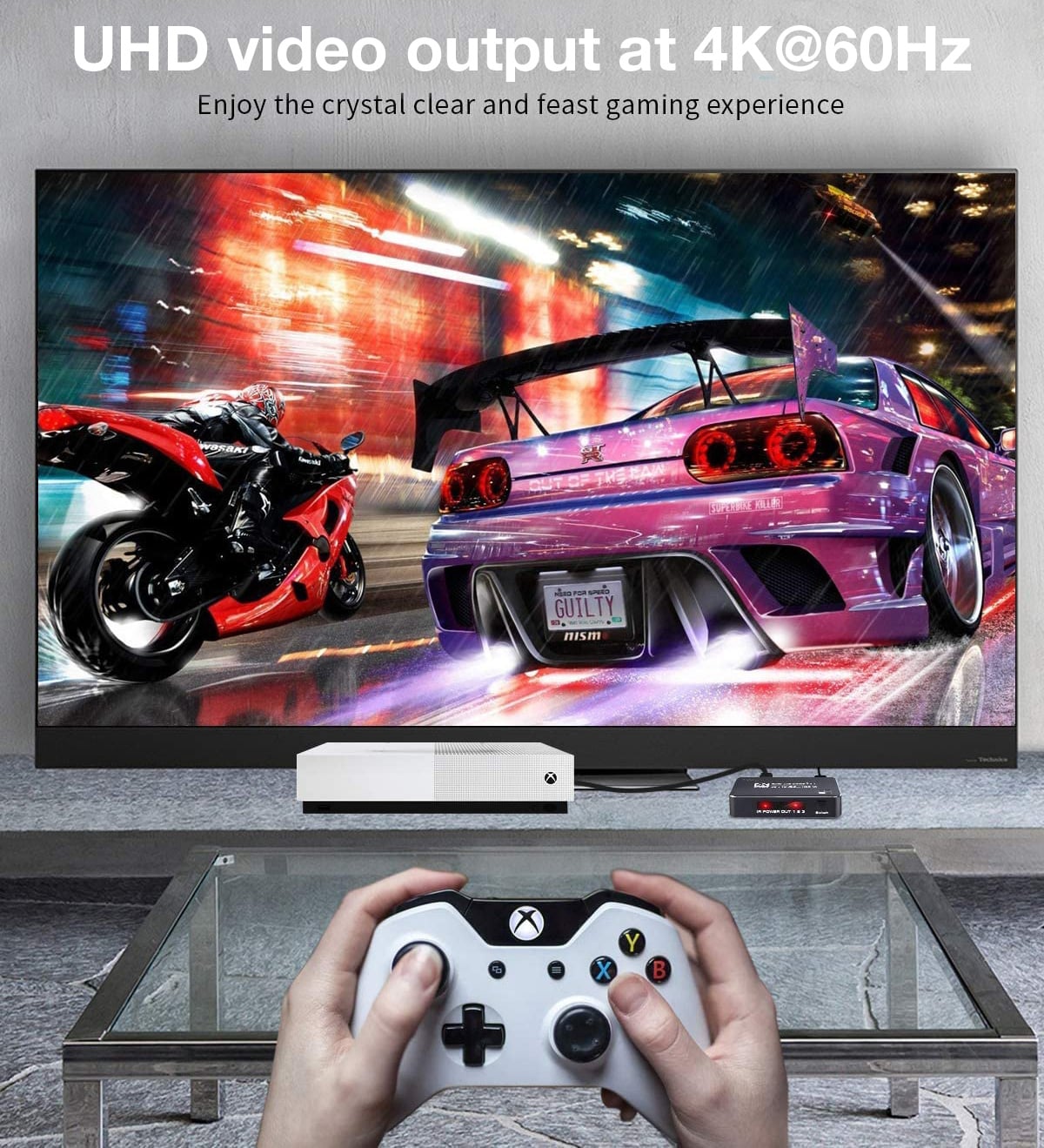 Switch HDMI 2.0b 5in 1out 4K HDR HDCP2.2 con Telecomando - Techly IDATA HDMI2-4K5160B
