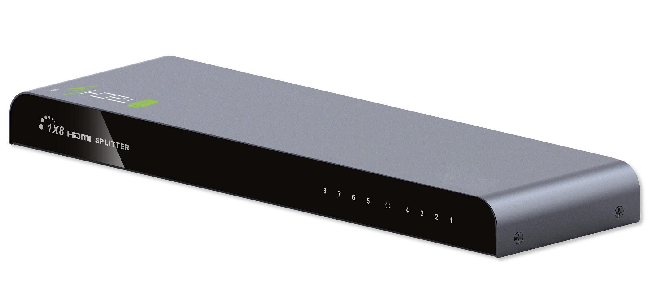Splitter HDMI2.0 4K UHD 3D 8 vie - Techly IDATA HDMI2-4K8