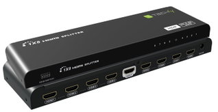 Splitter HDMI 2.0 4K 8 vie HDR/EDID - Techly NP IDATA HDMI2-4K8HDR