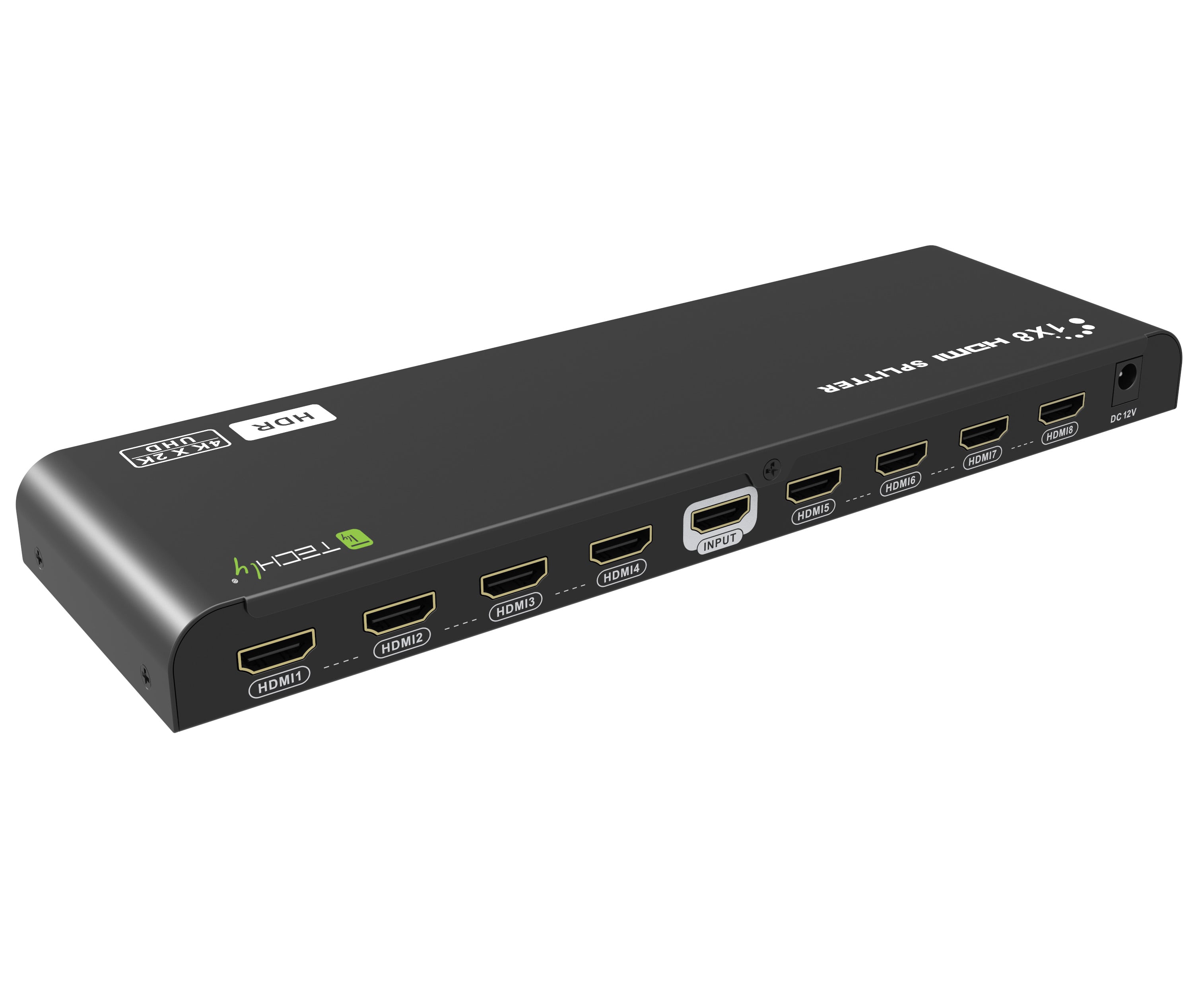 Splitter HDMI2.0 4K 8vie HDR/EDID - Techly NP IDATA HDMI2-4K8HDR