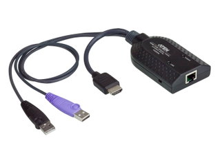 KVM USB HDMI Virtual Media adapter with Smart Card holder - Aten IDATA KA- 7168