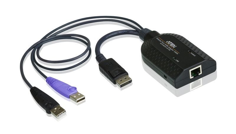 Adattatore KVM USB DisplayPort Virtual Media con supporto Smart Card KA7169 - Aten IDATA KA-7169