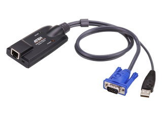 VGA USB KVM adapter with Composer Video Support - Aten IDATA KA- 7170