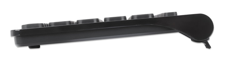 Mini Tastiera Wireless Slim 82 Tasti 2,4GHz - Manhattan IDATA KB-180-CHOCOBK