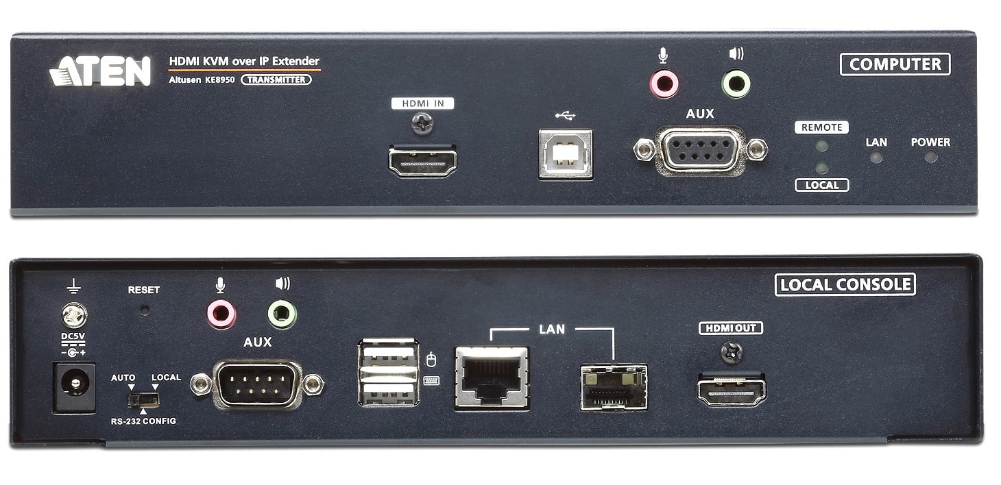 Trasmettitore KVM over IP a schermo singolo 4K HDMI, KE8950T - Aten IDATA KE-8950T