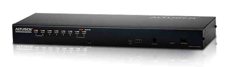 Switch KVM over IP Cat5 8-porte con porta Daisy-Chain, KH1508Ai - Aten IDATA KH-1508AI