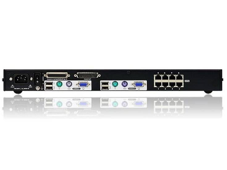 Switch KVM Cat5e/6 a 8 porte per 2 console, KH2508A - Aten IDATA KH-2508A